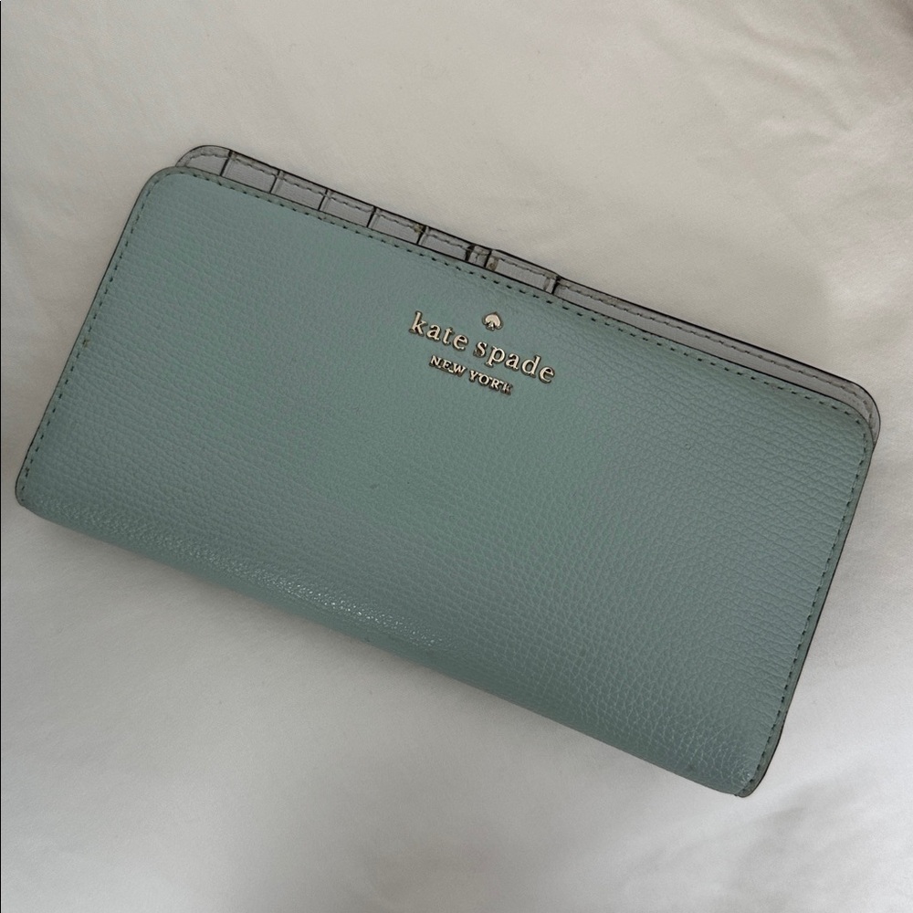 Kate Spade Mint Green Leather Wallet